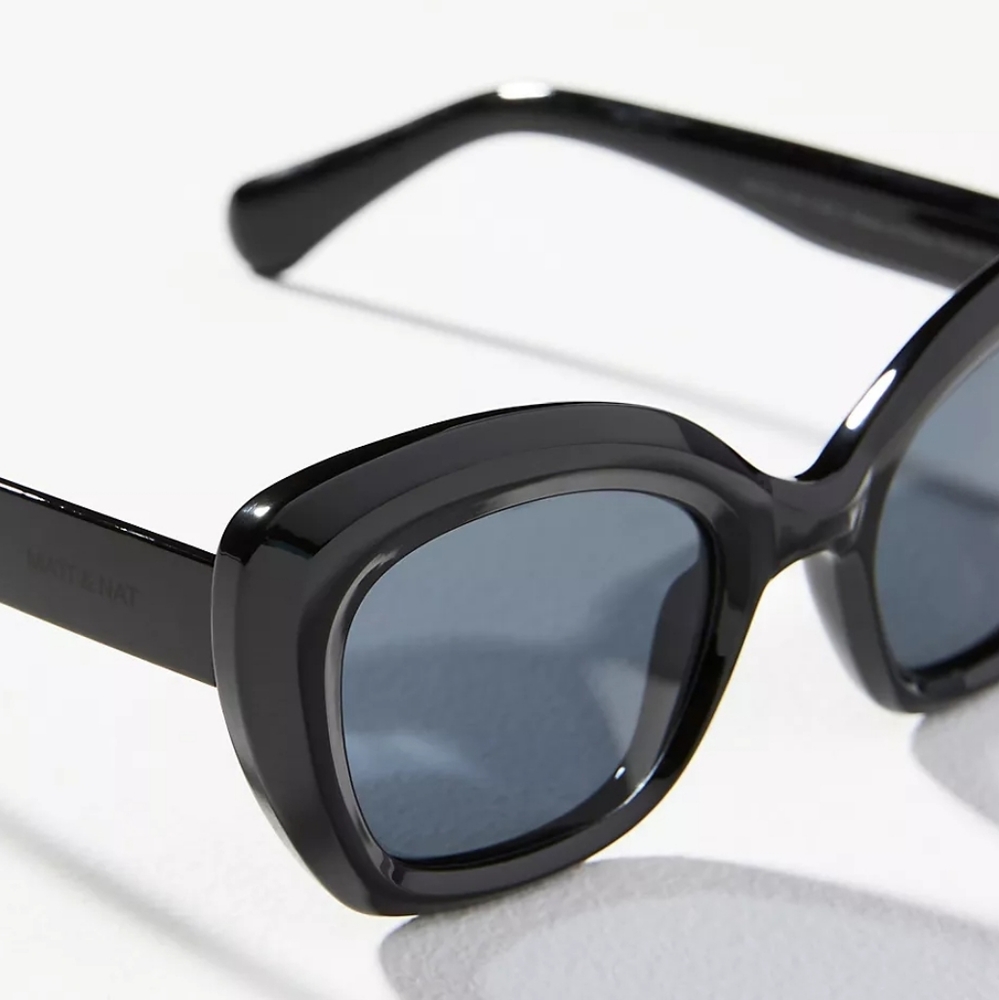 New Matt & Nat Rakel 2 Sunglasses Black/ Brown/ Yellow 5.5" Wide in Seal⦠- Picture 13 of 14